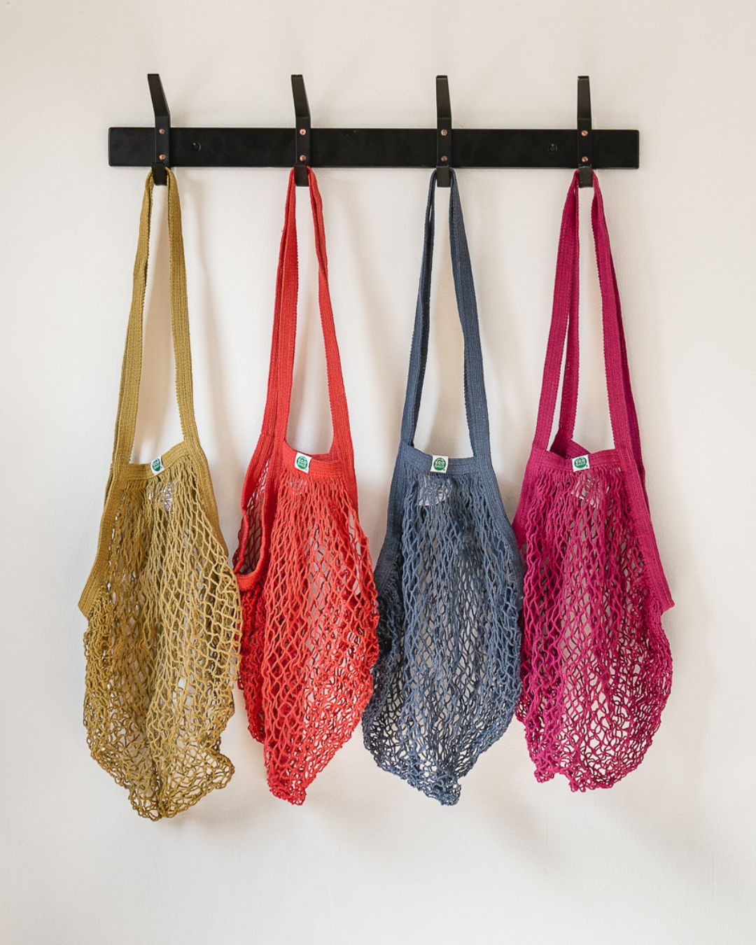 Cotton Long Handle String Bag - Variety Set