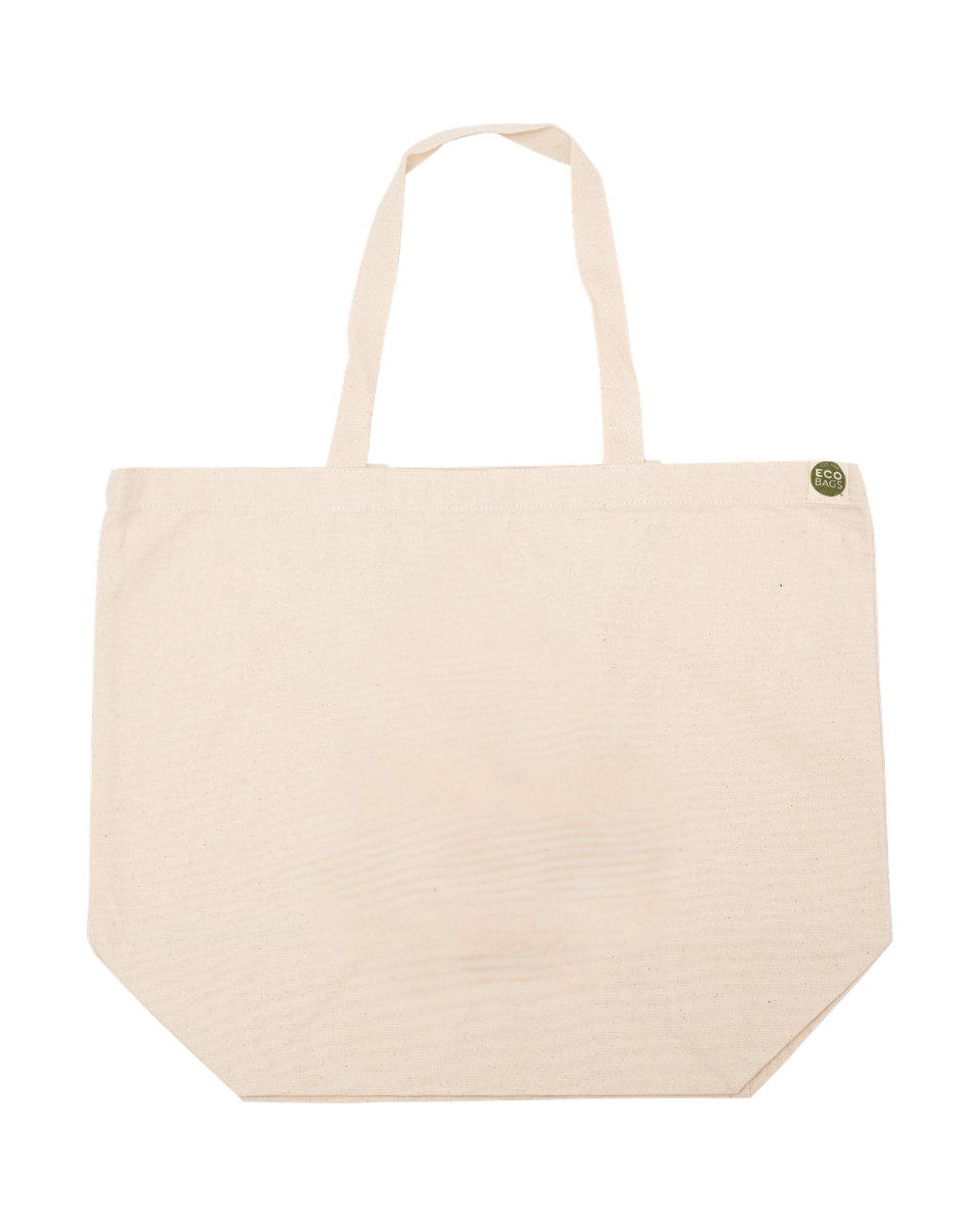 ECOBAGS CAN-801 extra large gusset recycled cotton tote bag against a white background