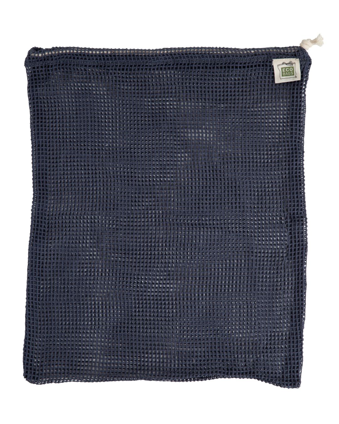 Dark Storm blue waffle-textured mesh bag with a visible brand label on a white background