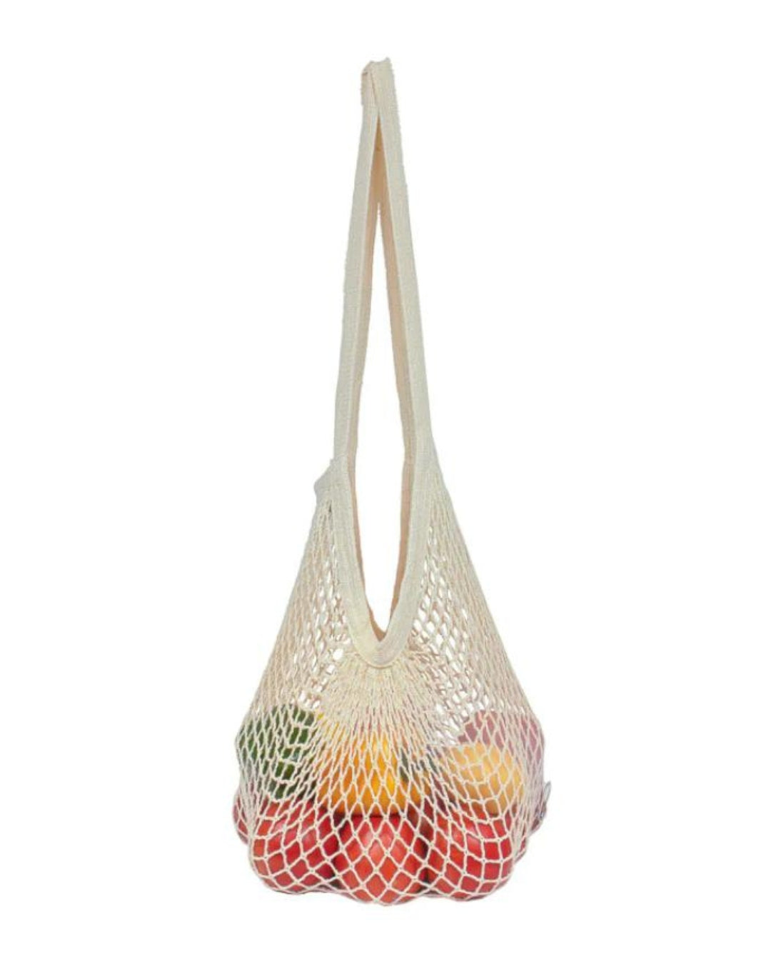 Packaged Natural Cotton String Bag - Long Handle.