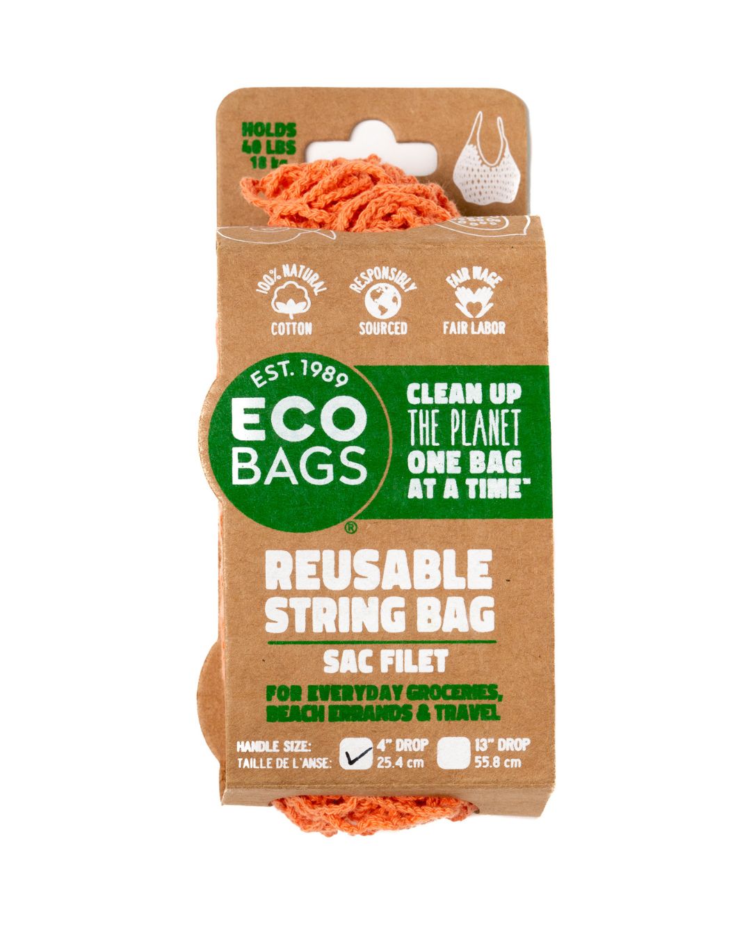 Packaged Cotton Packaged String Bag