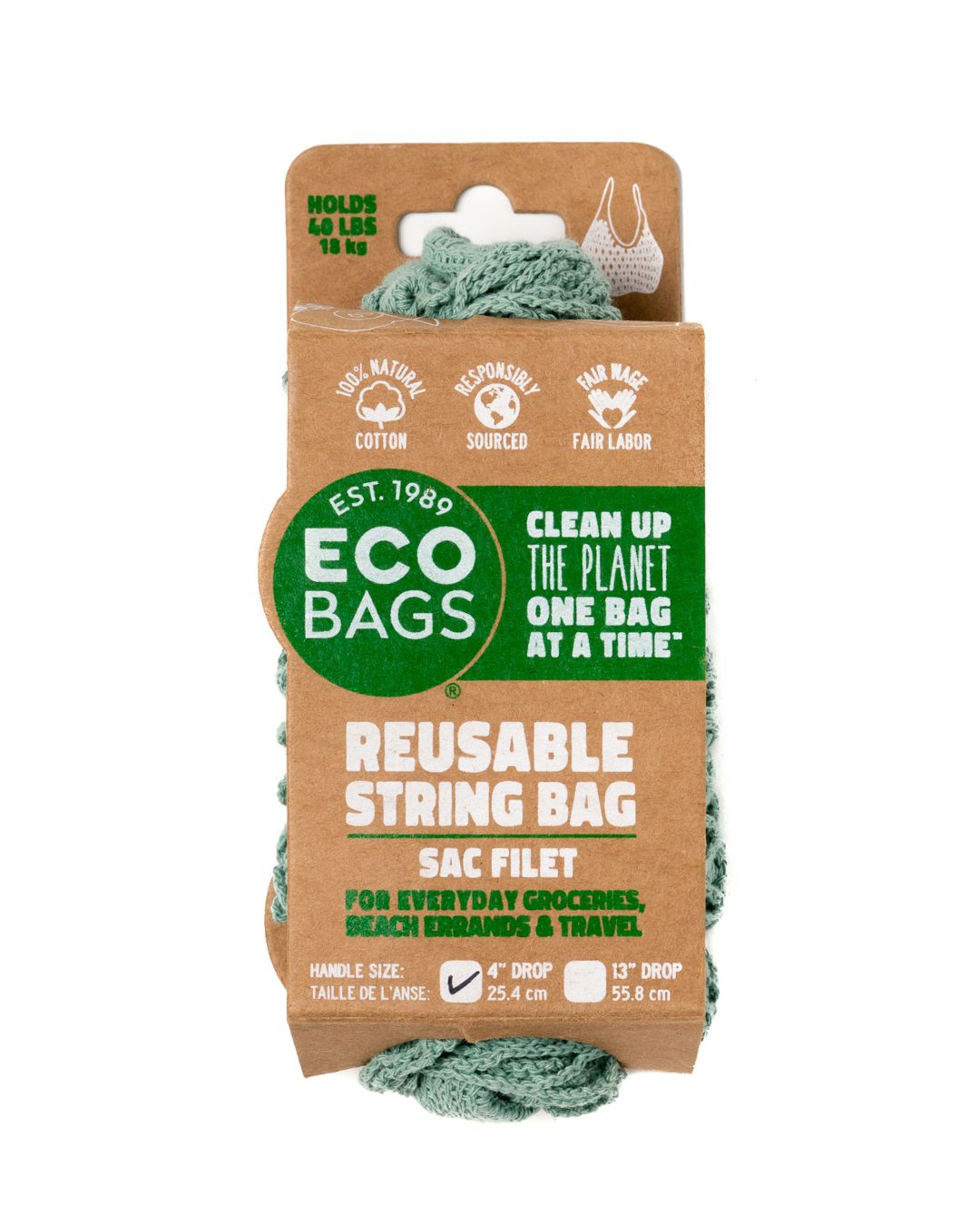 Packaged Cotton Packaged String Bag