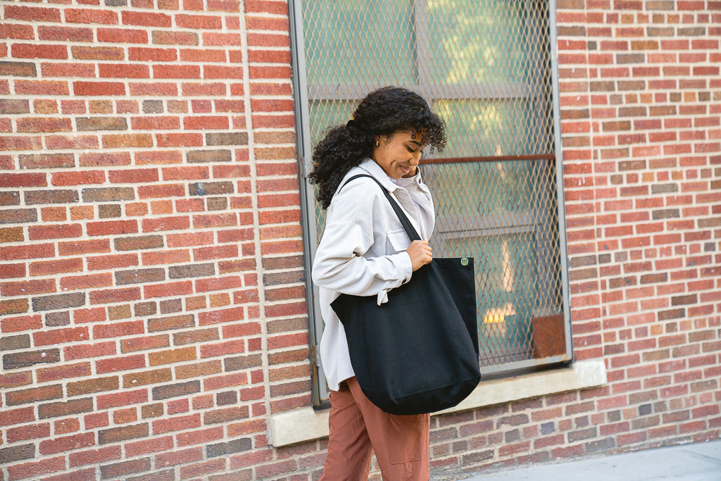 Recycled Cotton Canvas Tote - Large Gusset.