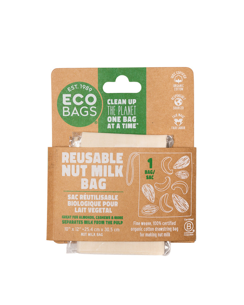 Organic Cotton Nut Milk Bag.