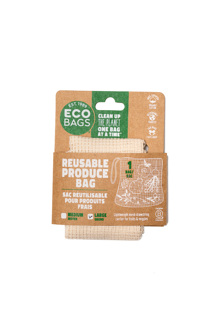 Organic Cotton Large Mesh Bag