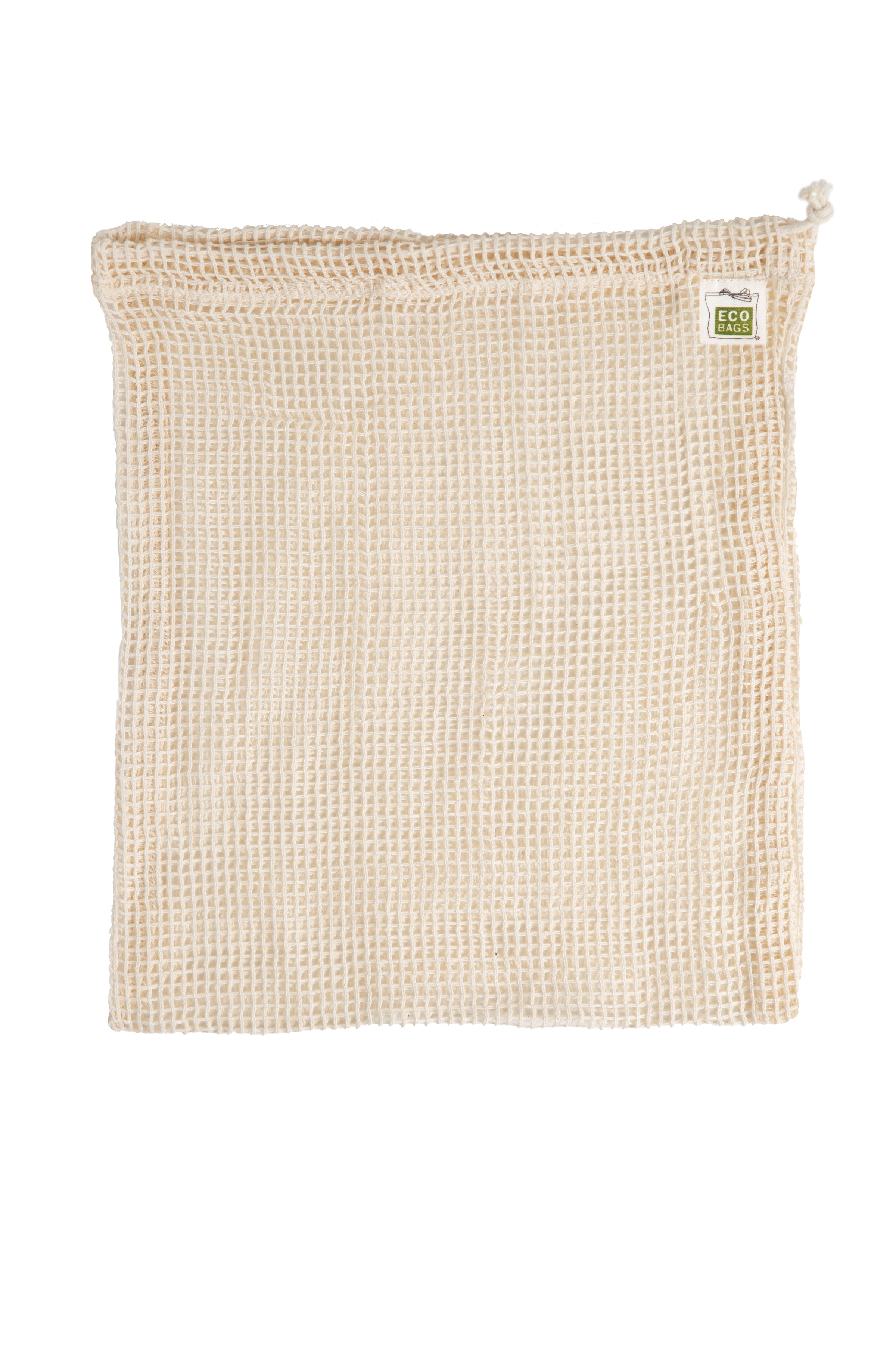 Packaged Organic Cotton Medium Mesh Bag - 3 Pack.